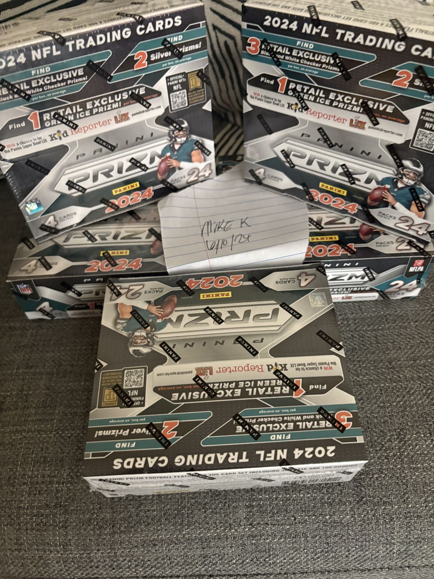 prizm 2024 retail boxes(checkerbosrds,ice)