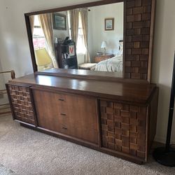 Mid Century Brutalist Bedroom  Set