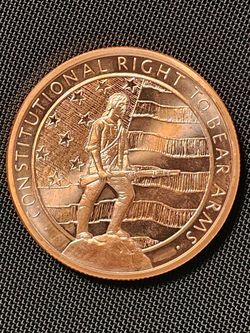 5 oz GSM 2nd Amendment Copper Round