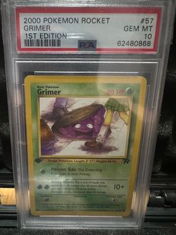 Grimer first edition PSA 10