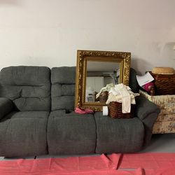 RECLINER COUCH Send offers need gone (and more BIG Estate Sale)