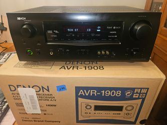 Denon AVR1908  7.1 CH home theater receiver  in original box w remote