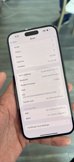 iPhone 14 Pro Max 128gb