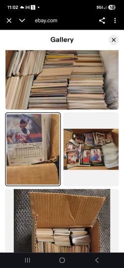 Sports cards over 1000 cards 1975/2000