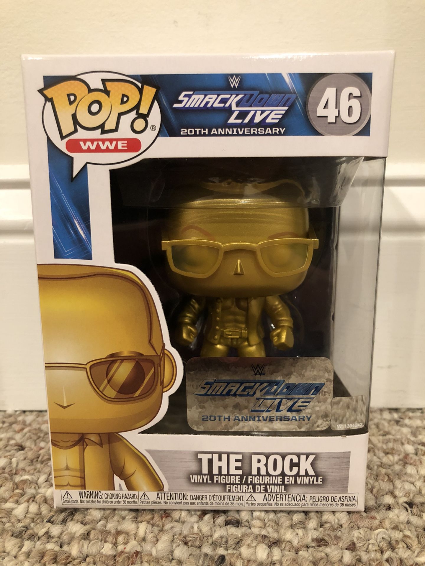 Funko Pop Vinyl - The Rock (20th anniversary) Smackdown Live