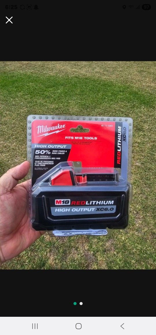 Milwaukee M18 Battery 6.0