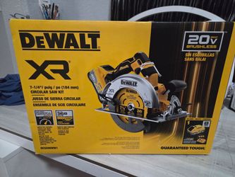 dewalt 20v xr 7 1/4 circular saw kit