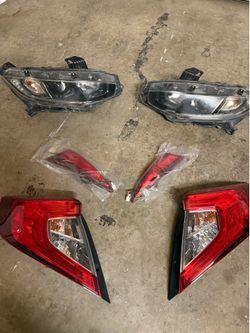 Honda Civic OEM Headlights + Taillights