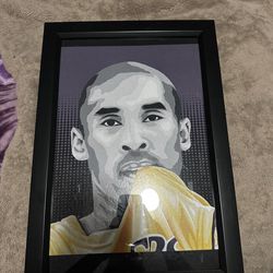 Kobe custom art piece