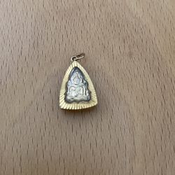 Gold Buddha Pendant