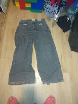 Grey baggy jeans
