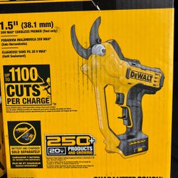 Dewalt 1.5” 20 Volt Max Cordless Pruner