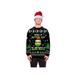 Fun 3D Printed Sweatshirt for Women and Men, Ugly Christmas Long Sleeve Graphic Sweater, Christmas Couple Outfit
