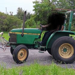 John Deere Tractor Box Blade And Finish Bush Hog For Trade