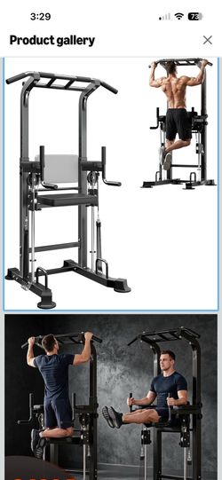 Power Tower Dip Station Pull Up