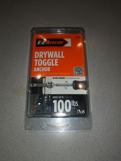E-Z ANCOR DRYWALL TOGGLE ANCHOR NEW FACTORY SEALED