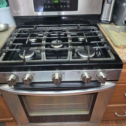 LG 5 burner gas stove