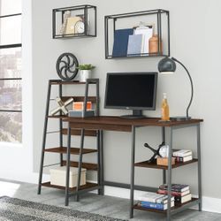 Soho Home Office Desk with Shelf by Ashley. Z1710162.