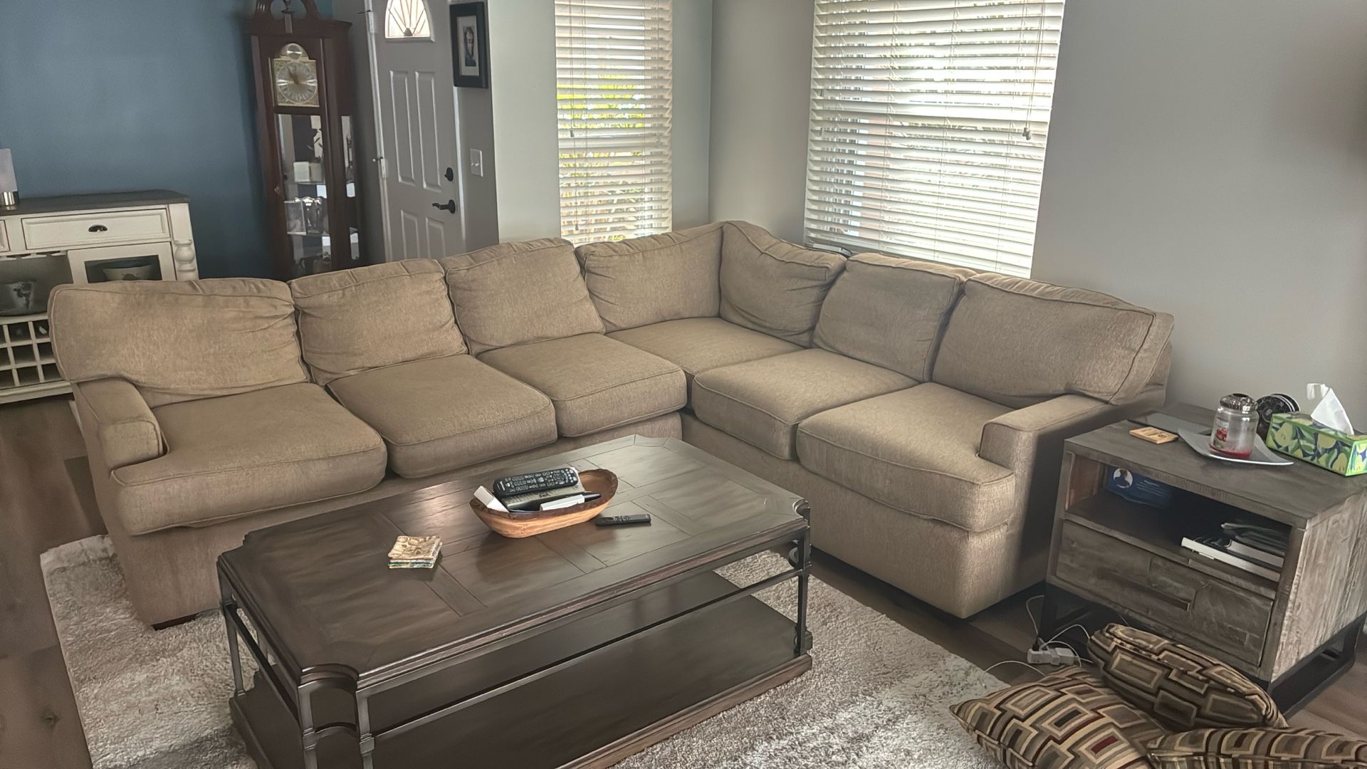 Beige Sectional Sofa