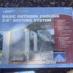 Unopened pair of outdoor misting system