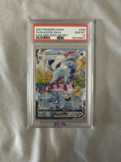 Glaceon vmax 2021 PSA 10