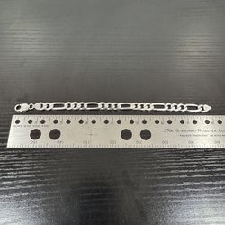 .925 Sterling Silver Figaro Style with Lobster Clasp