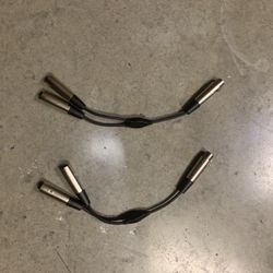 Audio Splitter Cords 2 Pc