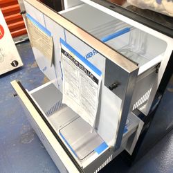 Two-Drawer Stainless Steel Mini Fridge– Brand New