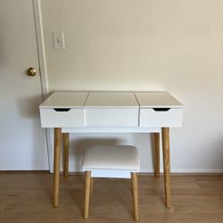 Vanity With Stool