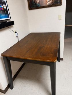 Dark Wood Dining Table