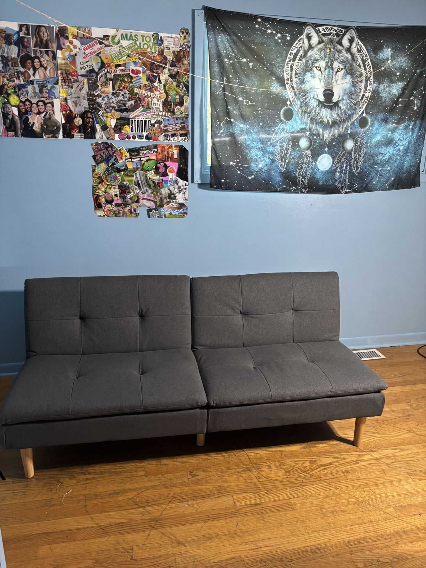 Gently Used Gray Futon