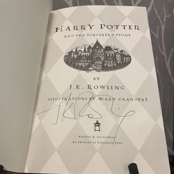 Signed 1st US Edition Harry Potter & The Sorcerer’s Stone