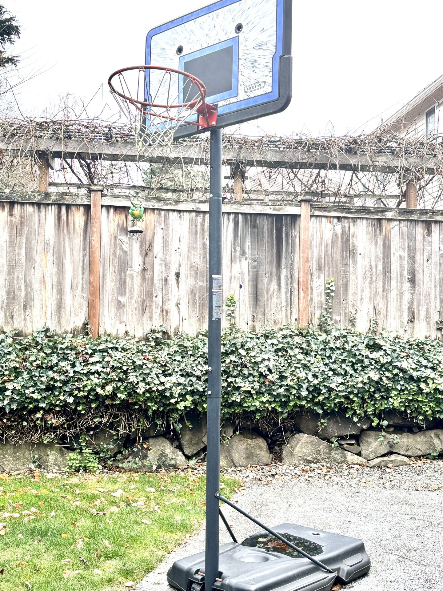  Portable Basketball Hoop with Backboard Fillable Base