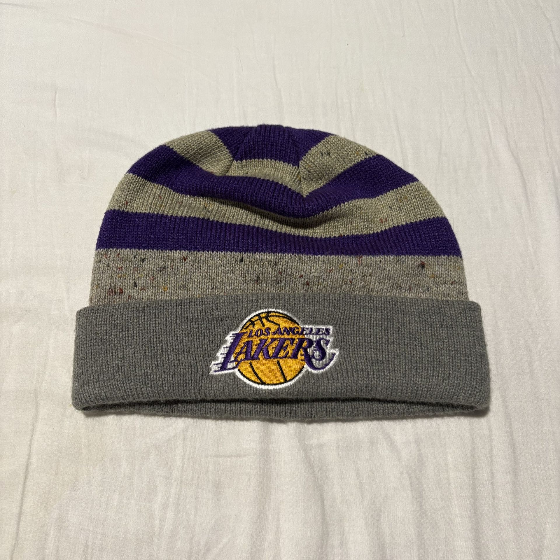Mitchell & Ness Lakers Knit Beanie