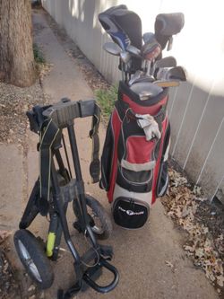 Lynx Clubs With Bag And Cart