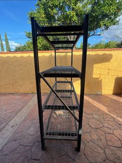 Metal Storage Rack 6 Ft Tall