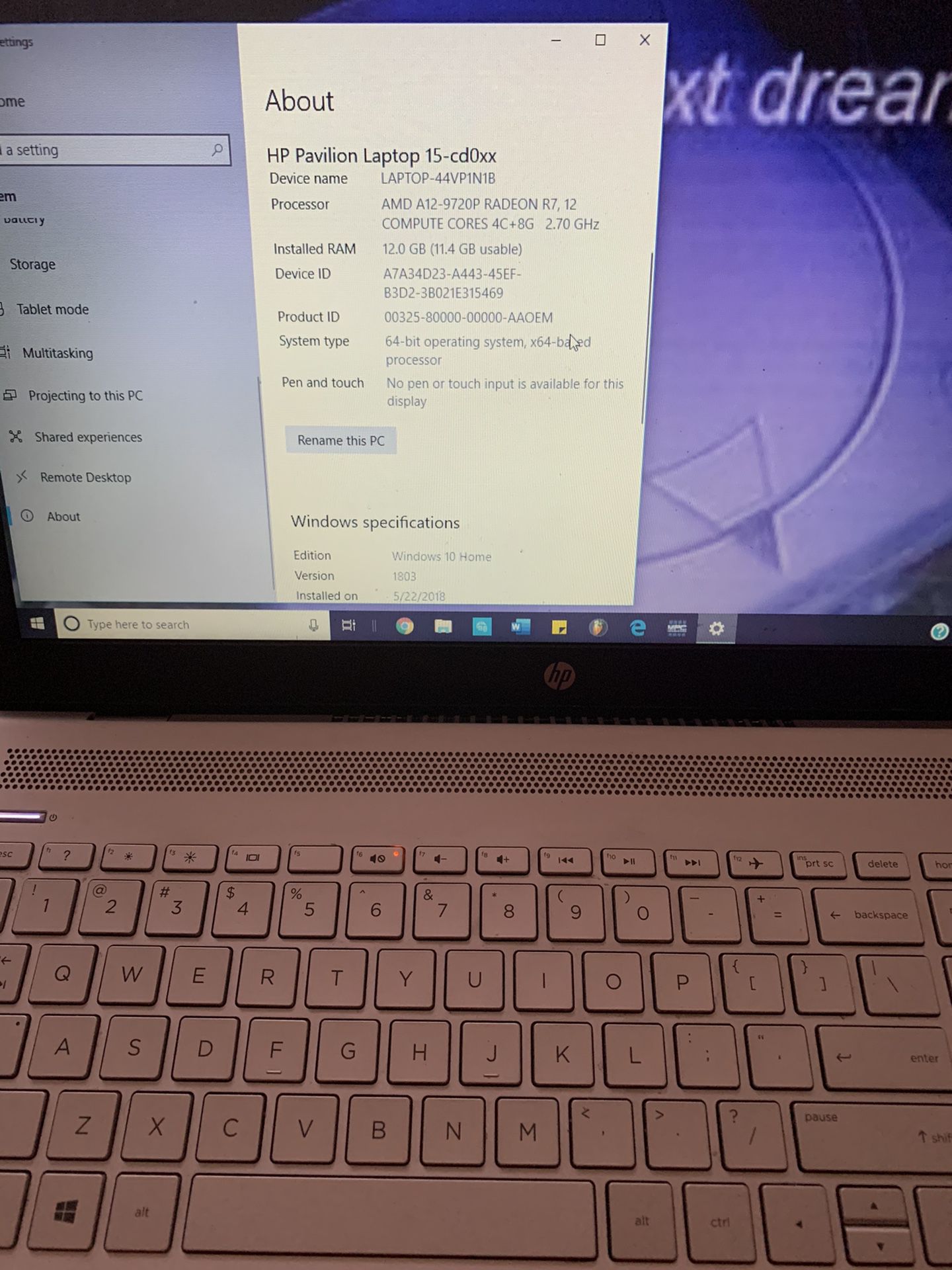 HP Pavillion 1TB Gaming Laptop 15 in. Touchscreen