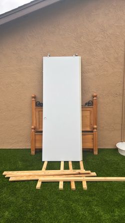 Free ceiling fan and closet doors