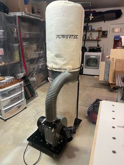 2HP dust collector with upgraded 1 micron filter bag