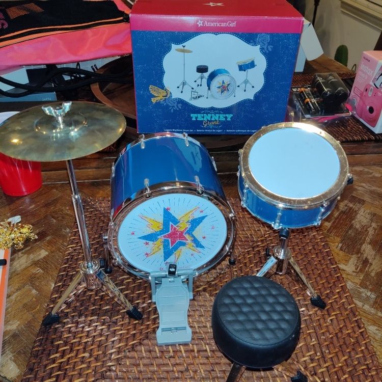 American girl doll sales logan drum set