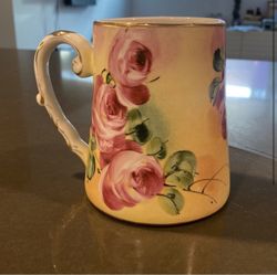 Hand painted vase