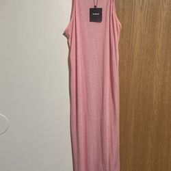 Shein Light Pink Midi Dress