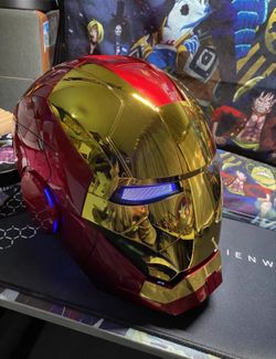 Iron Man 1:1 MK5 Jarvis Deformable Voice Control Wearable Helmet 