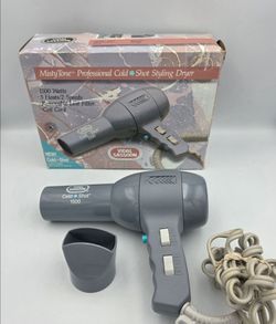 Vtg Vidal Sassoon MistyTone VS-249 Blow Dryer Professional ColdShot Styling 1500