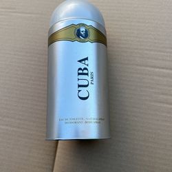 CUBA PARIS Natural Spray Deodorant Body Spray 