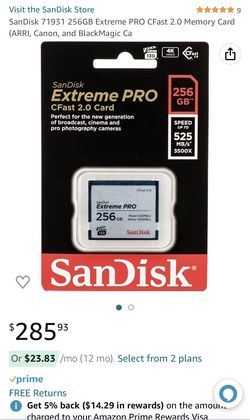 Sandisk Extreme Pro CFast 2.0 Card