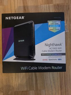 Like New Cable Modem Wireless Router