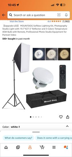 Soft Box Lighting White-1 