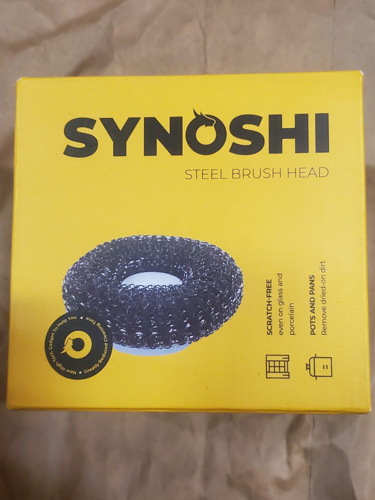 Synoshi Spin Power Scrubber - Steel Brush Head 