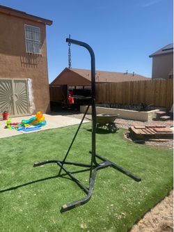 Boxing bag stand